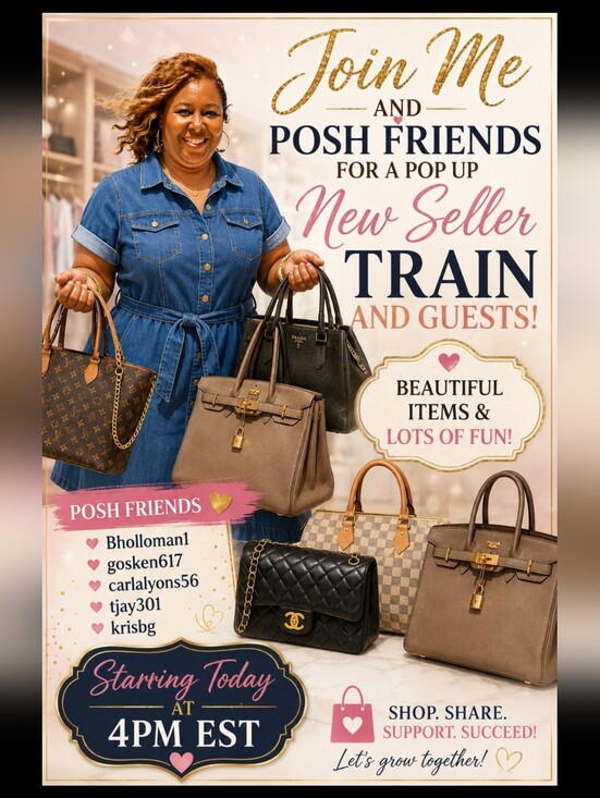 CHANEL Handbags - Join Me For The NEW Seller TRAIN Pop Up Show. Today At 4PM EST
